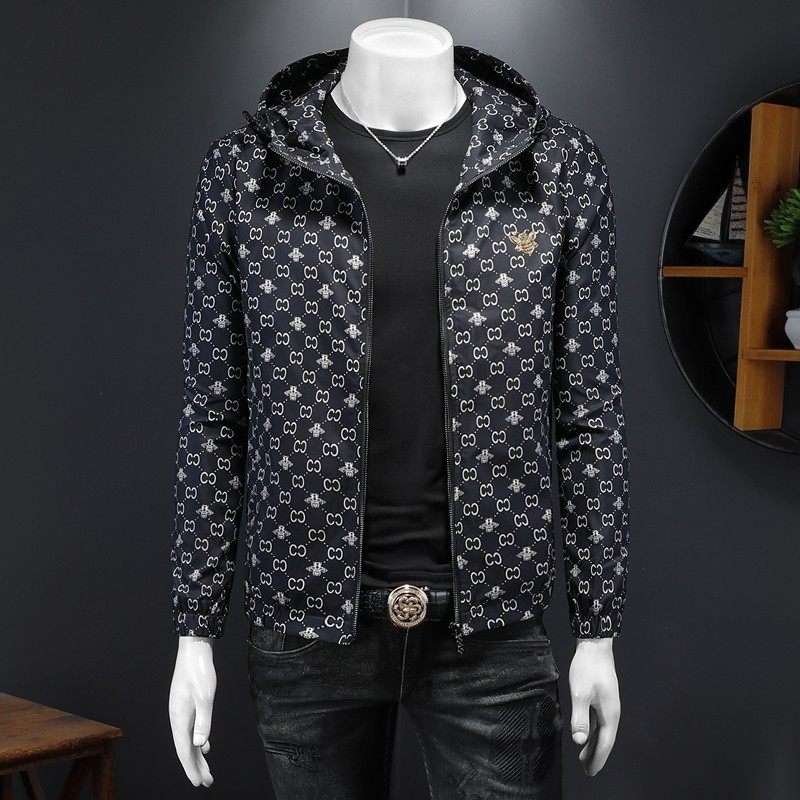 2026春秋热销男士连帽休闲百搭夹克7329-P185，男装夹克，钱塘2010-1