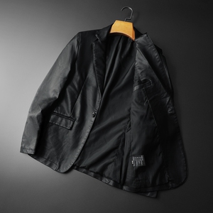2024秋季热销修身时尚皮外套皮西服 货号A720-P135 跑量款图片