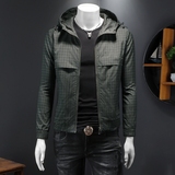 2024秋季新款休闲连帽夹克 货号7713-P175 假模图,男装夹克,钱塘2010-1,钱塘大厦 2024秋季新款休闲连帽夹克 货号7713-P175 假模图,男装夹克,钱塘2010-1,钱塘大厦