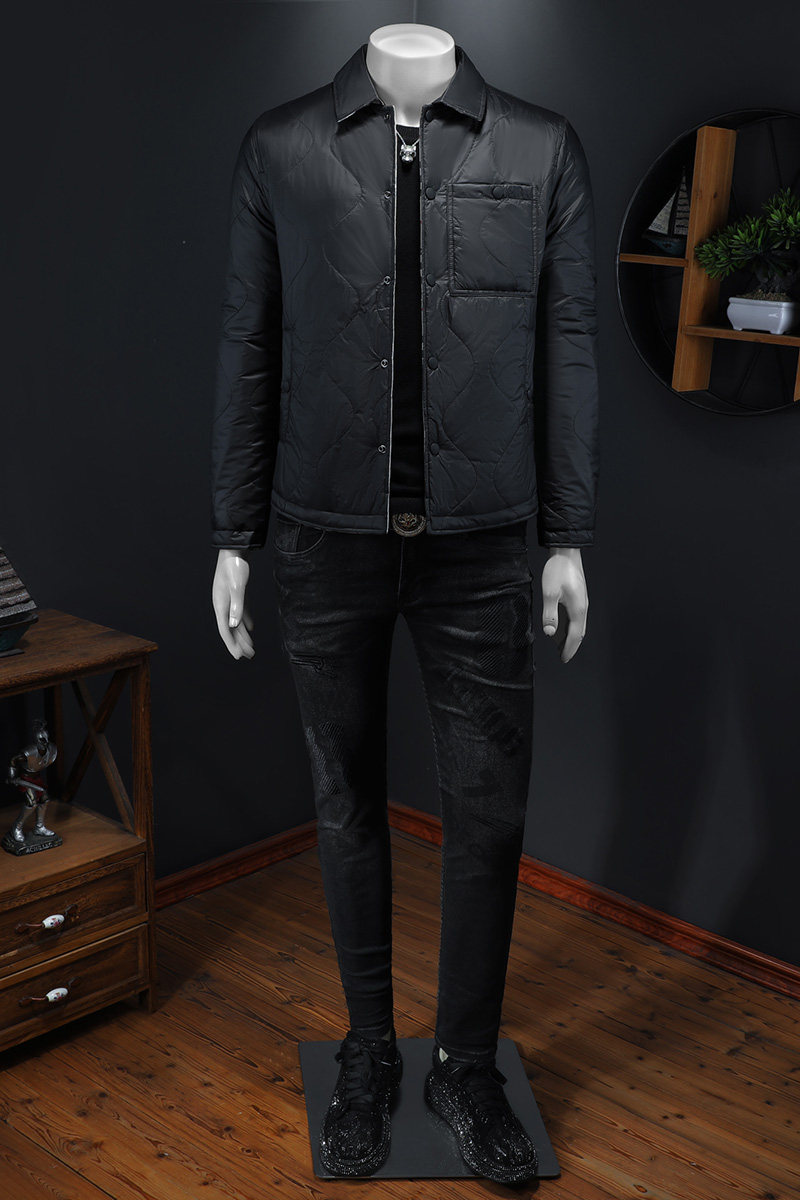 2024冬季新款休闲翻领保暖棉服QT212-F7727-P225镂空图,男装棉衣,钱塘2010-1