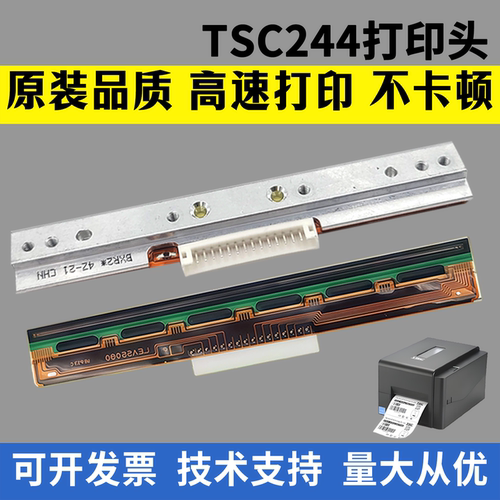 适用 TSC244打印头244Plus TE210 244Pro TE244  TT065-52 4T200