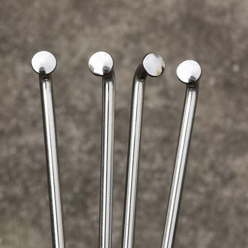 9G直径3.5mm材质304不锈钢银色弯头等径越野摩托车辐条钢丝(定做)