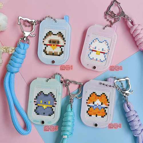 木木家十字绣卡通挂件