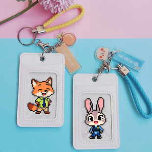 法国DMC十字绣 手工礼物公交卡校园卡皮质卡套 疯狂动物城 材料包