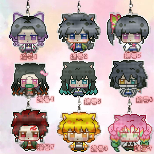 木木家十字绣卡通挂件