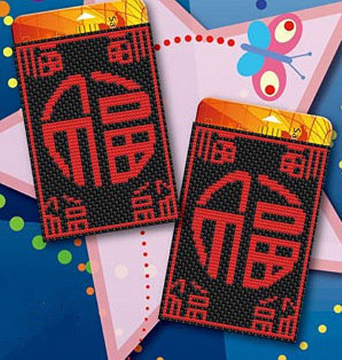 法国十字绣卡套套件DMC包卡袋