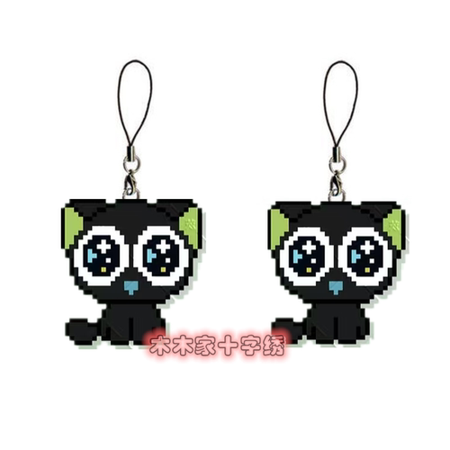 卡通十字绣挂件简单款