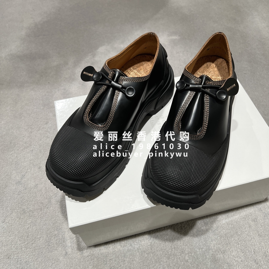 爱丽丝香港正品代购 maison margiela 22春夏 蝴蝶结扣单鞋 到付