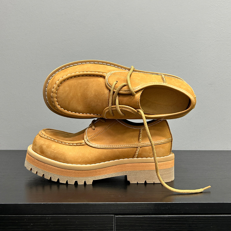 【捌捌先森】鞋子男潮鞋厚底增高板鞋时尚真皮德比鞋男鞋百搭皮鞋,流行男鞋,休闲皮鞋,淘宝优惠券,粉丝福利购,淘宝优惠卷