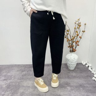 200斤胖mm宽松显瘦小直筒哈伦裤 大码 休闲裤 女裤 2025春季 长裤 新款