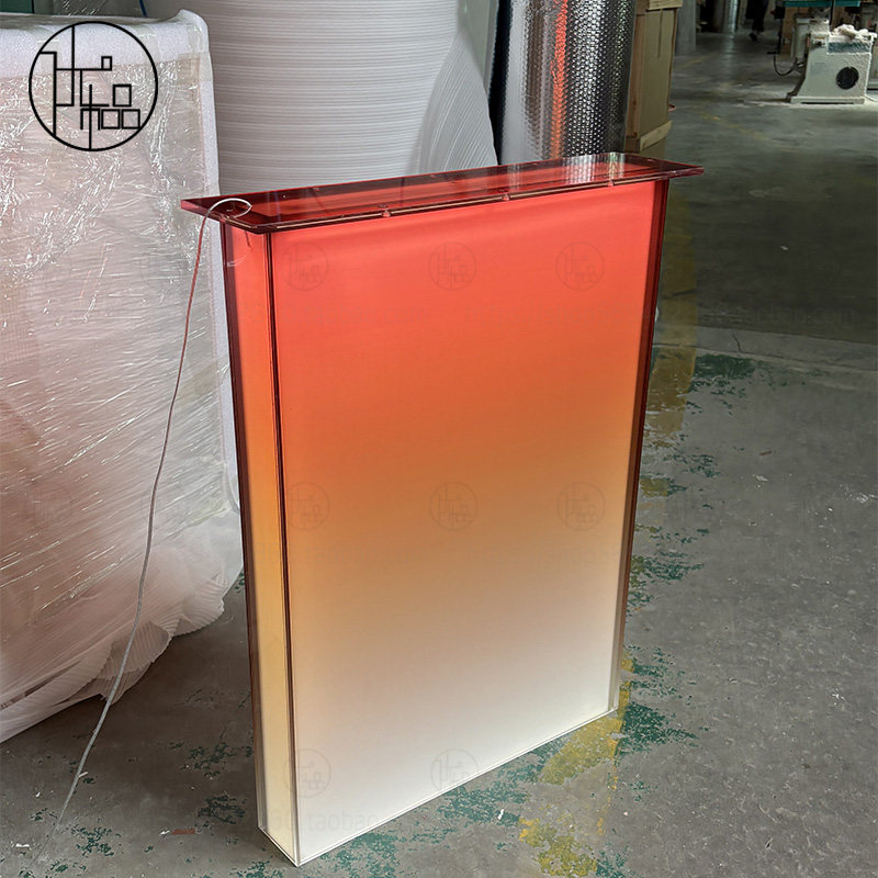 亚克力发光桌腿红色渐变发光桌脚支撑架桌脚岛台餐桌脚一字支撑腿,商业/办公家具,台脚台架/家具支架,淘宝优惠券,粉丝福利购,淘宝优惠卷