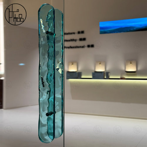 设计师透明渐变亚克力门把手