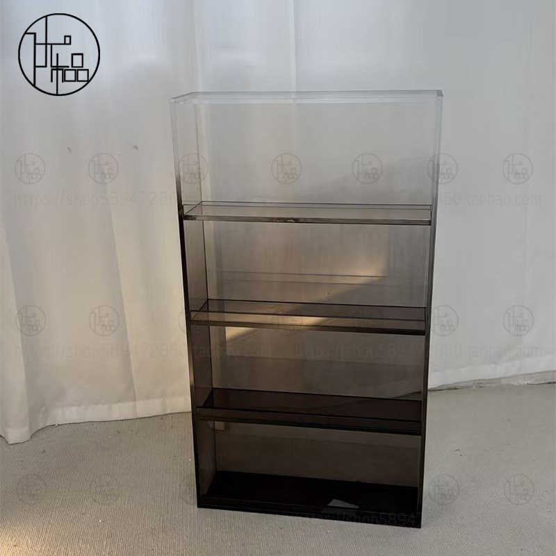 亚克力展示架透明渐变色鞋置物架