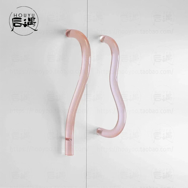 现代简约亚克力棒拉手透明色