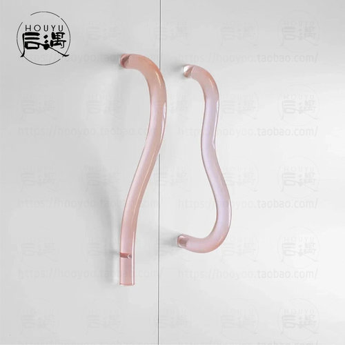 现代简约亚克力棒拉手透明色