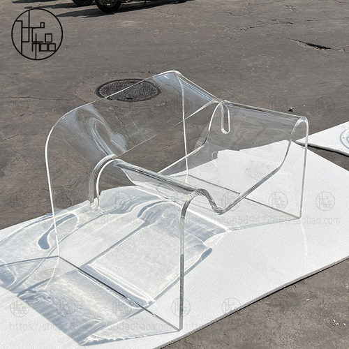 北欧亚克力透明单人沙发椅