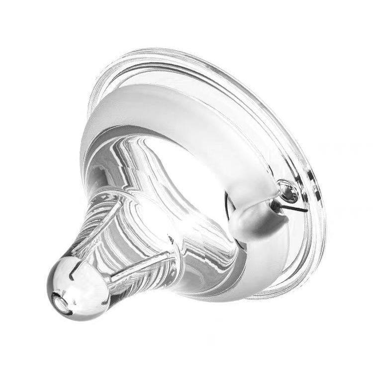 爱得利奶嘴宽口径通用新生儿宝宝婴幼儿硅胶柔软实感奶嘴防胀气