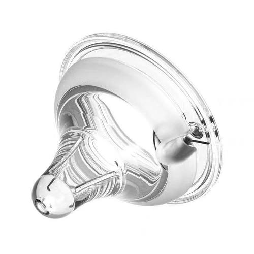 爱得利奶嘴宽口径通用新生儿宝宝婴幼儿硅胶柔软实感奶嘴防胀气