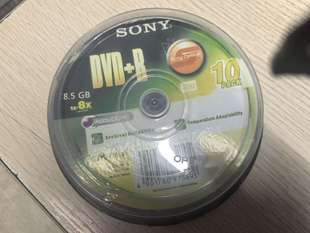 索尼10片装 10张起卖 D9光盘8.5G大容量光碟空白刻录盘桶装