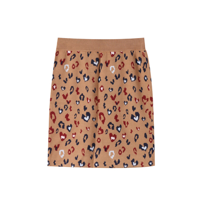 【MB】洋气减龄时尚休闲百搭时尚碎花针织半裙MB1119