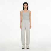 气质简约舒适透气百搭高腰束脚休闲裤 SP系列 时尚 P584