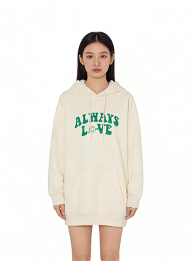 SP系列-气质时尚百搭字母印花连帽卫衣P627