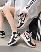 中帮高帮板鞋 休闲鞋 小白鞋 温州真皮逢喜鸟品牌男女勾勾鞋 学生鞋