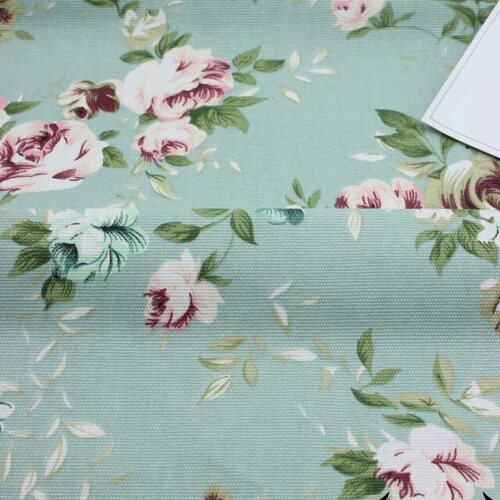 纯棉布料帆布田园沙发布