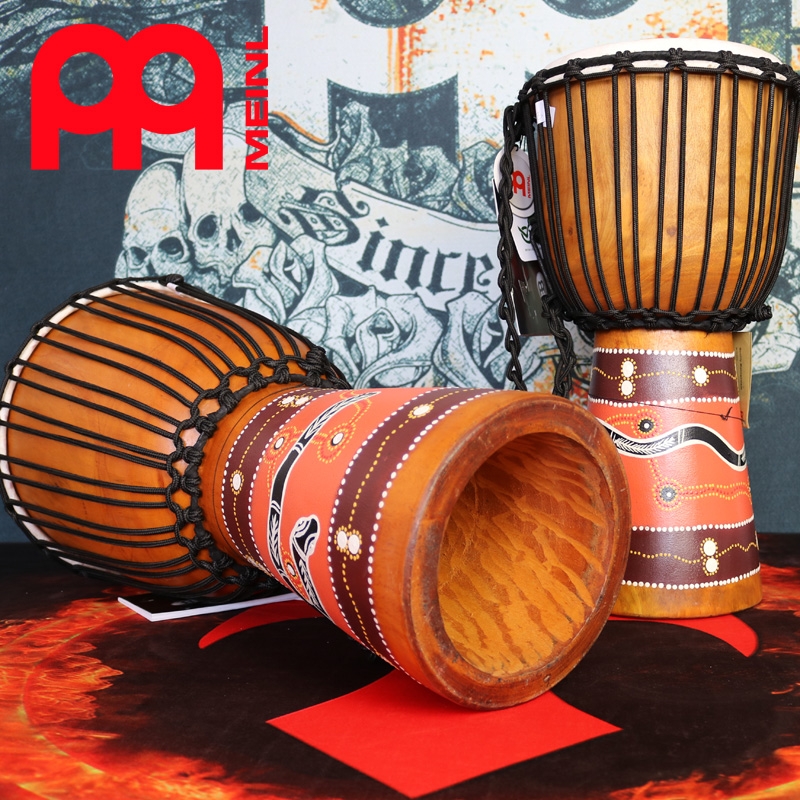 麦尔MEINL 非洲鼓 HDJ系列 10寸12寸整木掏空 手工雕刻 进口手鼓