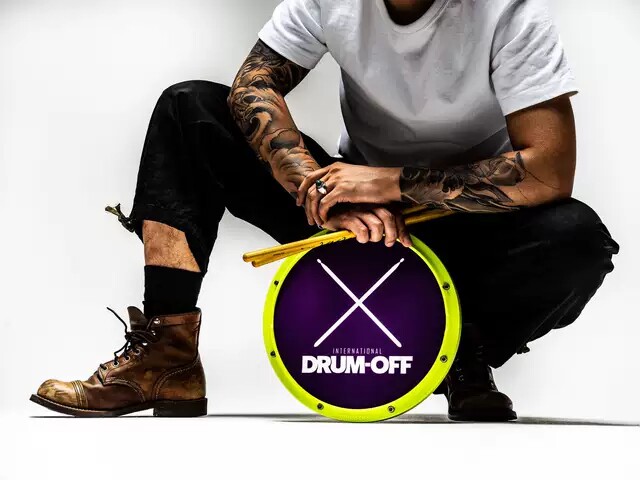 drumoff哑鼓垫专业12寸初学者入门静音垫练习鼓打击板节拍器套装