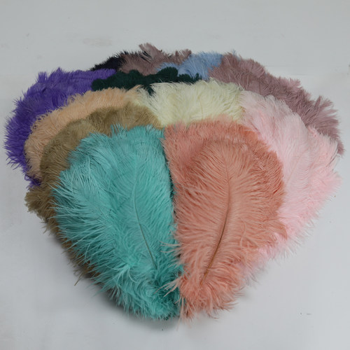 装饰品鸵鸟羽毛家居婚庆插花摆件