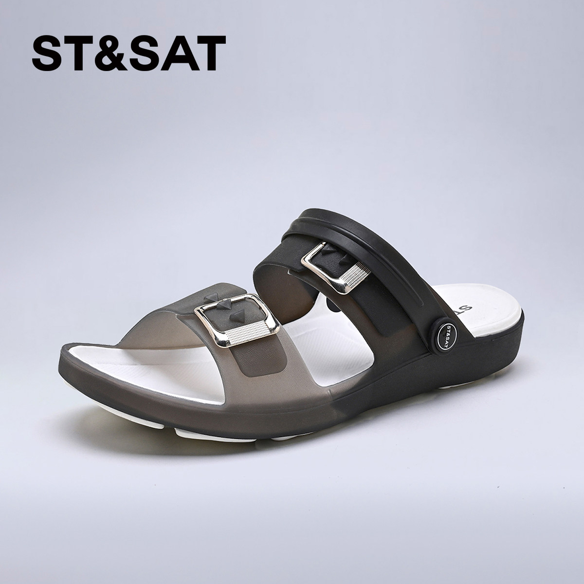 星期六夏季新款男拖鞋外穿一脚蹬男士凉鞋防水沙滩鞋休闲凉拖男鞋