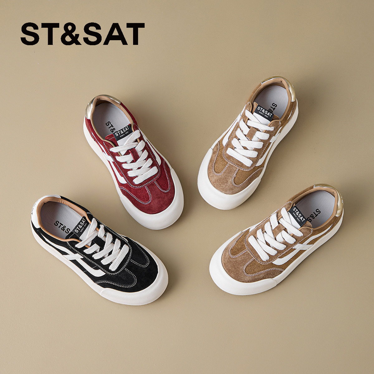 星期六女鞋厚底德训鞋春秋夏季新款爆款百搭增高运动休闲鞋子板鞋