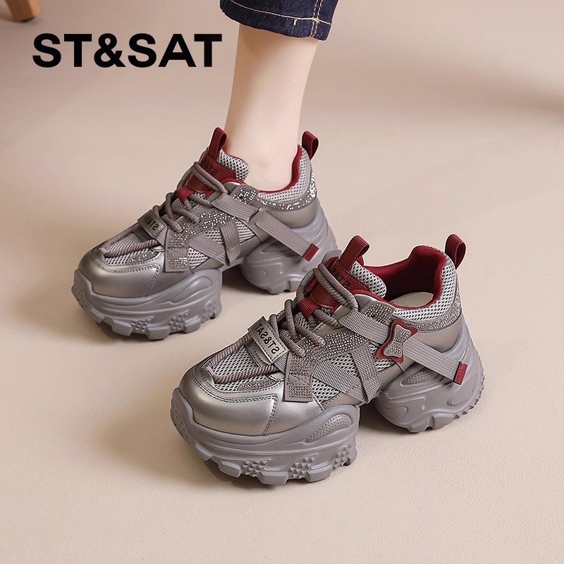 星期六官方旗舰店正品女鞋老爹鞋