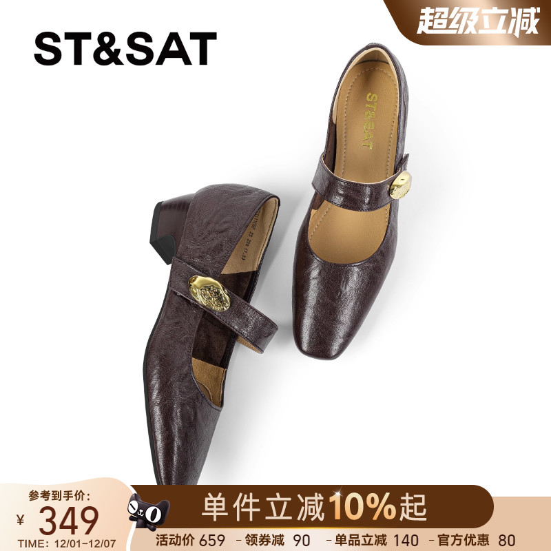星期六法式玛丽珍鞋2025年方头