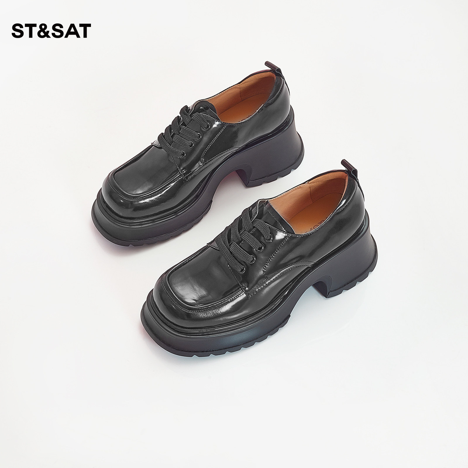 星期六英伦风系带乐福鞋小皮鞋秋季新款厚底女鞋SS33112063,女鞋,浅口单鞋,淘宝优惠券,粉丝福利购,淘宝优惠卷