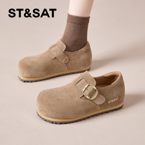 星期六厚底勃肯鞋女款2026秋季新
