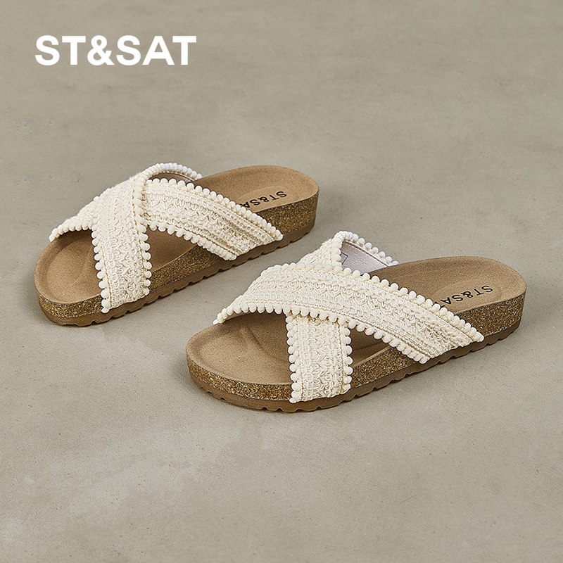 星期六厚底勃肯鞋女2025新款外穿