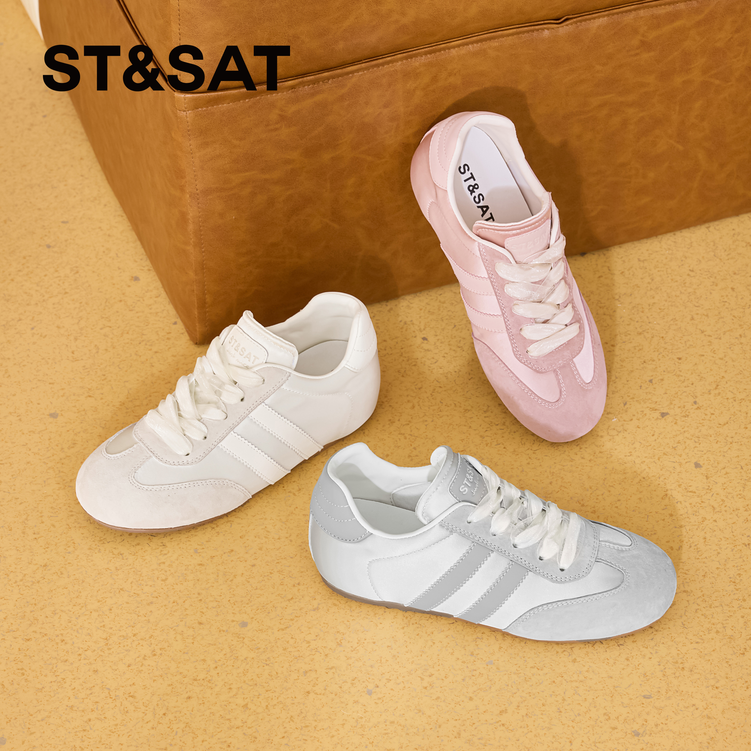 星期六百搭德训鞋女2025春季