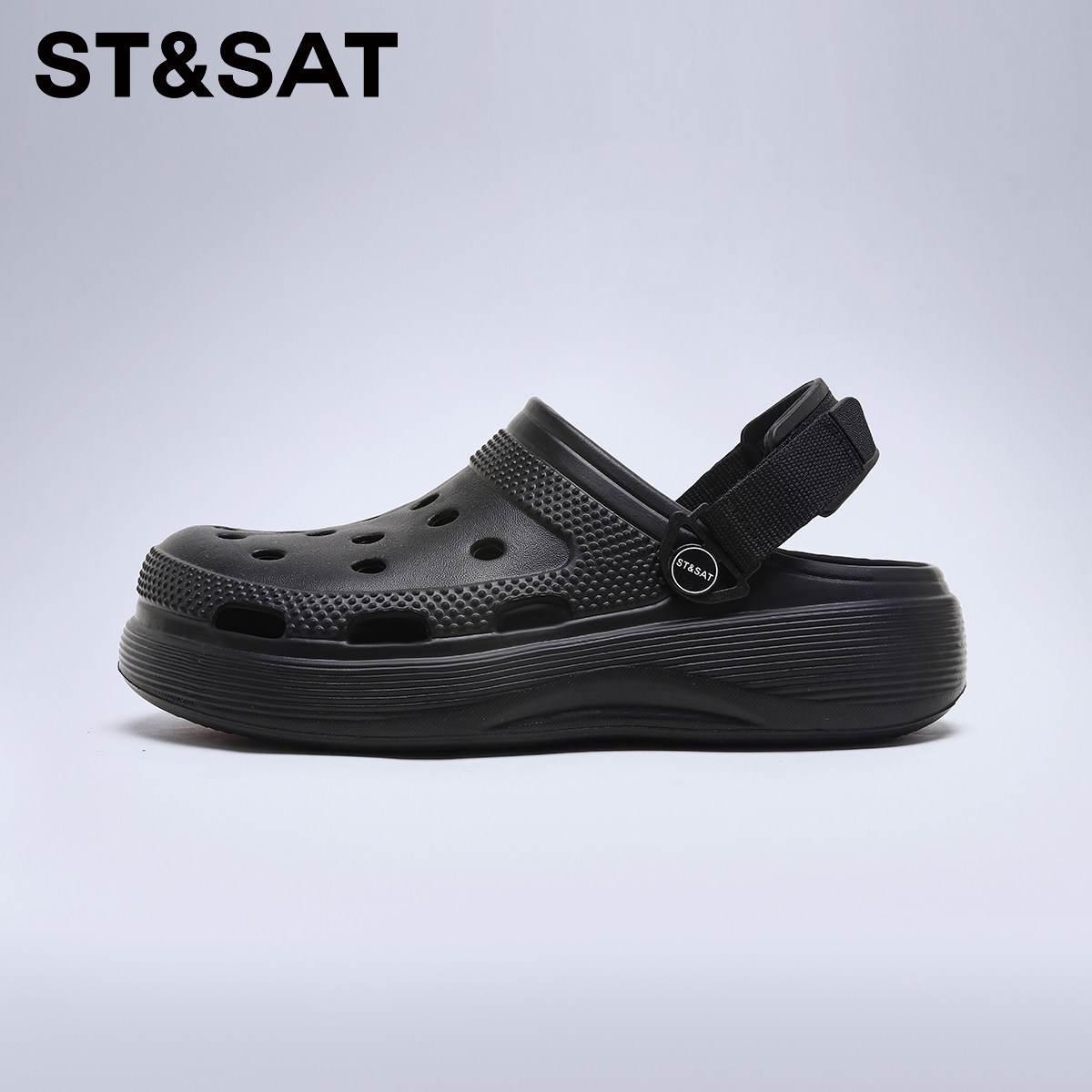 星期六凉鞋男款洞洞鞋夏季2026新款男士凉鞋沙滩凉拖防滑男拖鞋