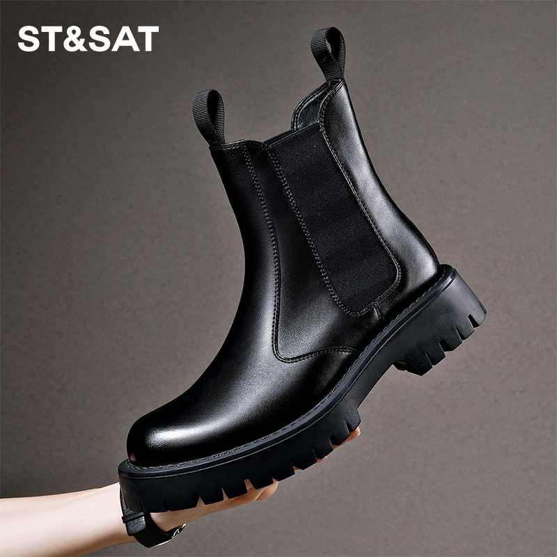 冬季新款潮流时尚马丁靴男款皮靴