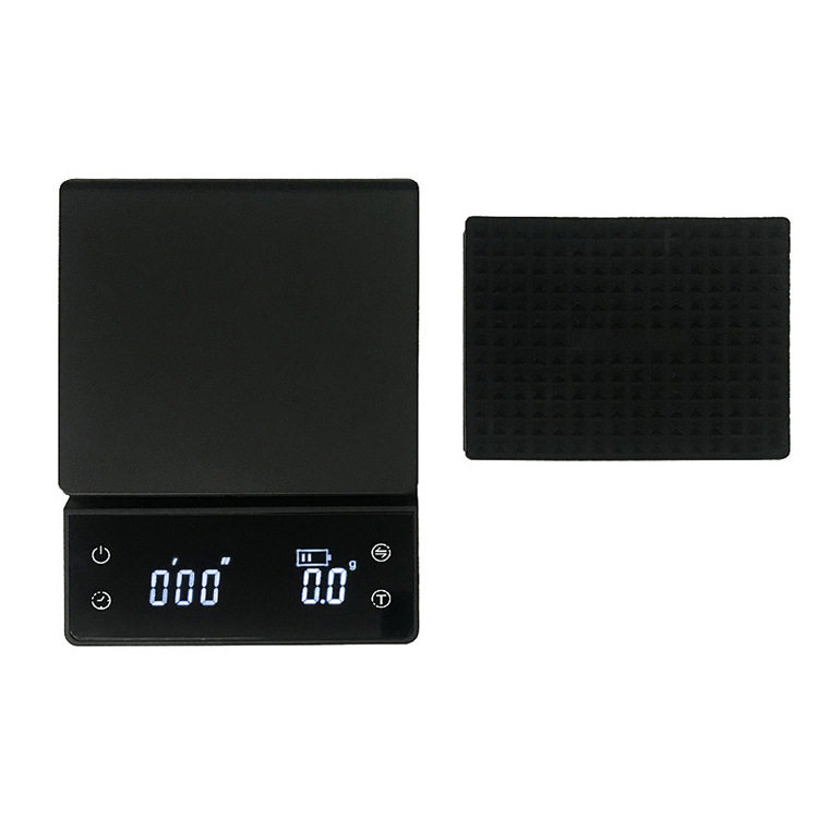 新款家用咖啡称0.1g 计时厨房电子秤手冲咖啡秤 带充电咖啡秤