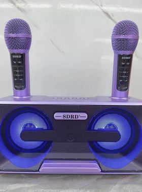 sd301s蓝牙音响k歌机家用儿童麦克风唱歌户外k歌音响一体机