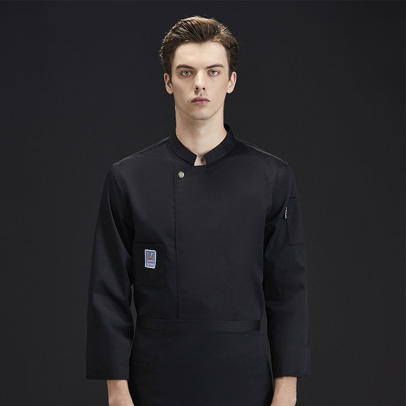 厨师服长袖男女厨师工作服七分袖套装餐饮酒店后厨厨房工装定制