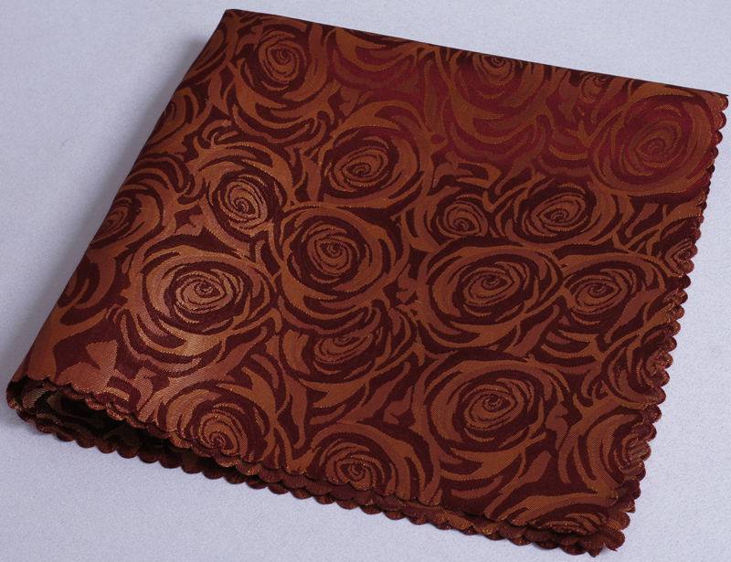 化纤酒店口布 提花餐巾 饭店打杯布 婚宴会所聚会专用10条包邮