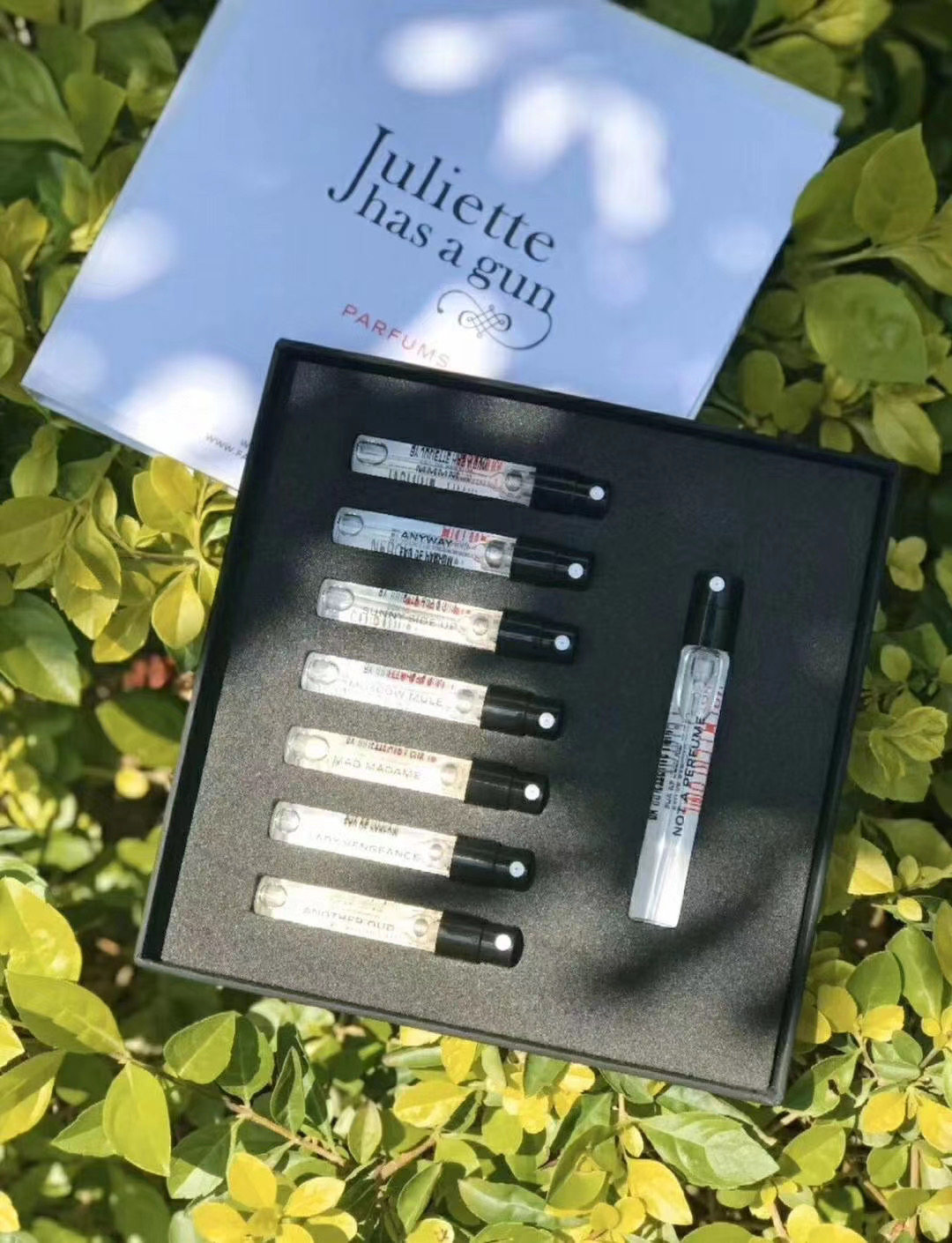 法国Juliette hasagun配枪朱丽叶试管香水Q版原装套装7+1礼盒