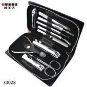 欧美达美甲修甲套装 家庭指甲刀套盒10件套个人护理美容指甲钳组合