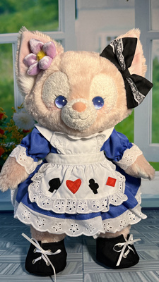 贝儿 饼饼 露露 狐狸穿S公仔替换装 爱丽丝风 仅售衣服A002