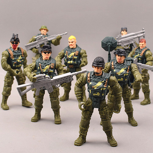 兵人关节可动特种部队玩具