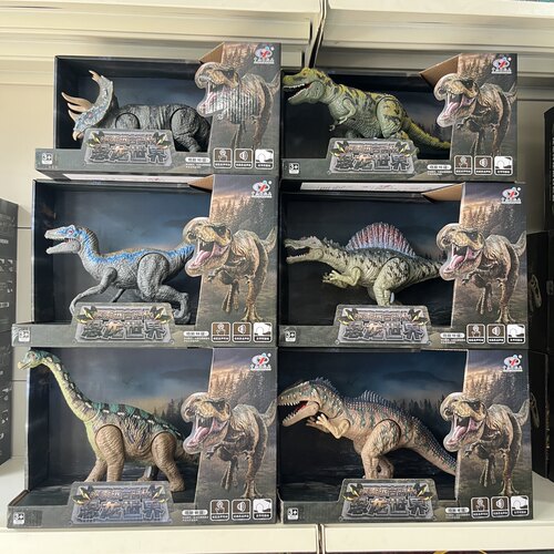 中杰铭恐龙玩具关节可动联动张嘴霸王龙副节龙乾隆快盗龙男孩礼物